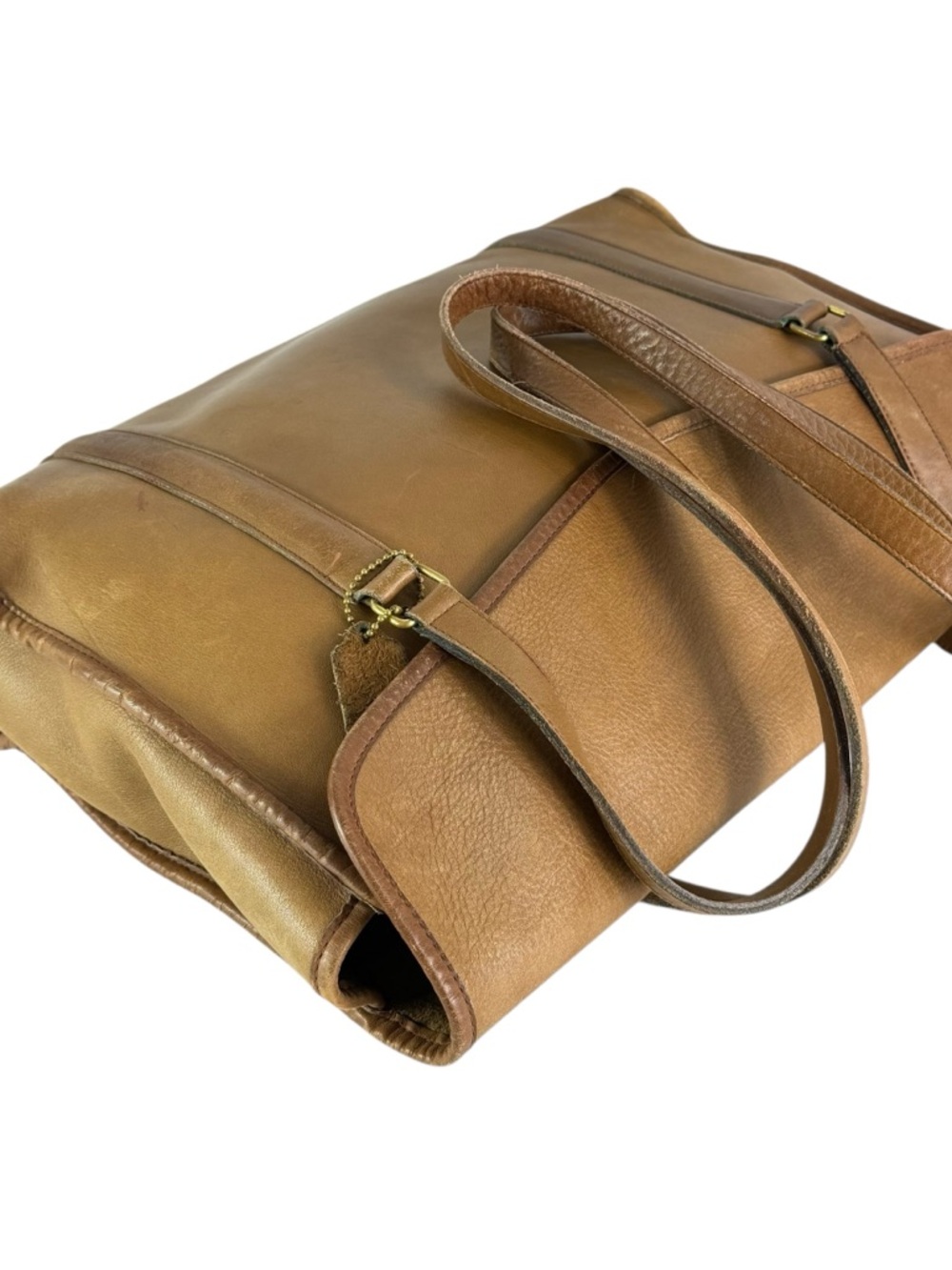 COACH 5190 British Tan Leather Envelope Portfolio Made in New York City USA - Picture 7 of 17